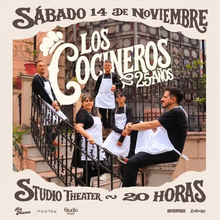 Afiche 1 de LOS COCINEROS celebra 25 AÑOS