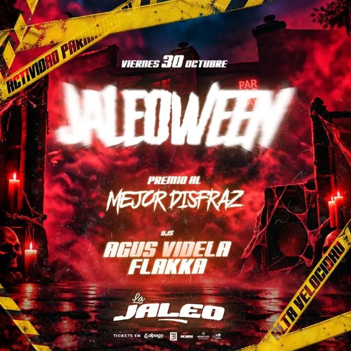 Afiche 1 de La Jaleo - Jaleoween - FREE - Viernes 30/10